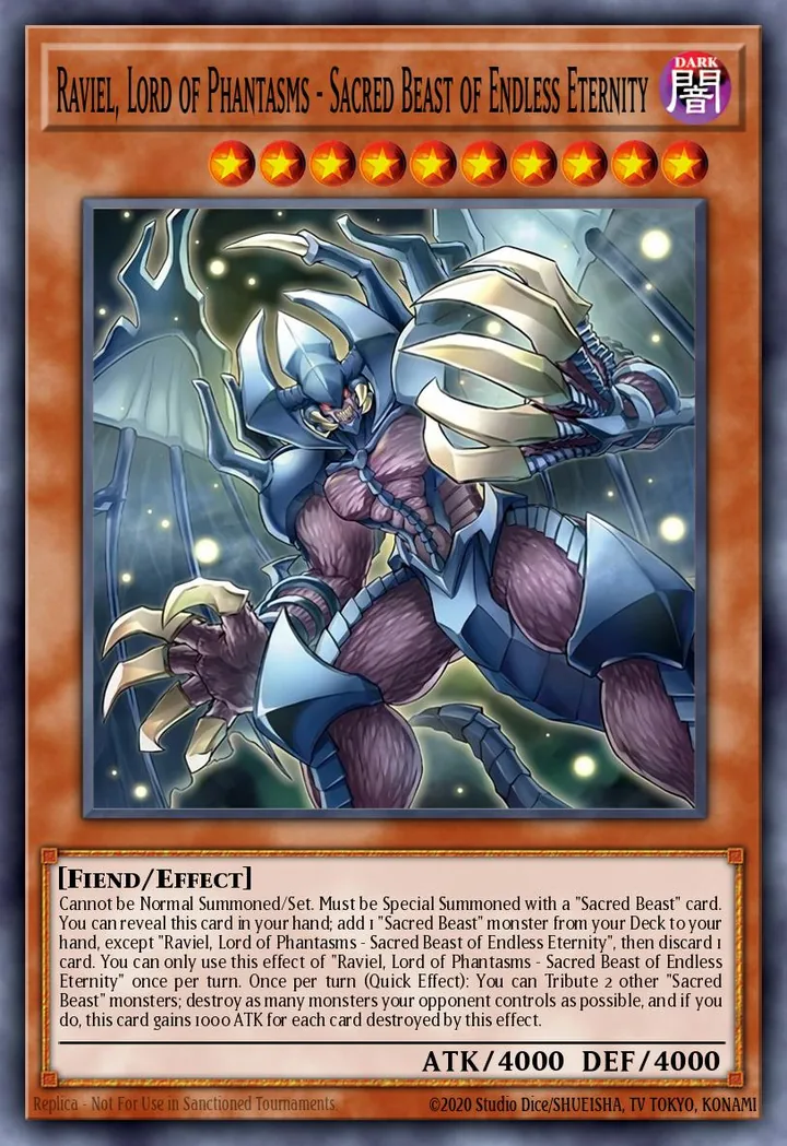 Raviel, Lord of Phantasms - Sacred Beast of Endless Eternity