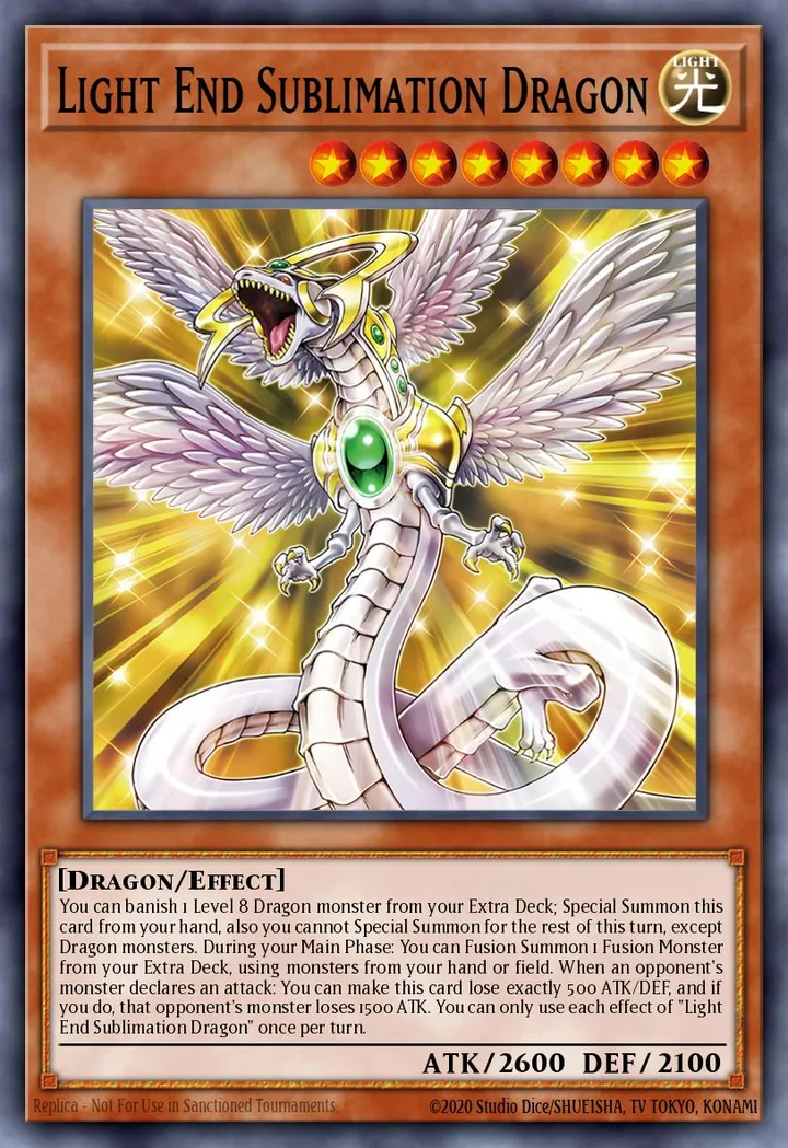 Light End Sublimation Dragon