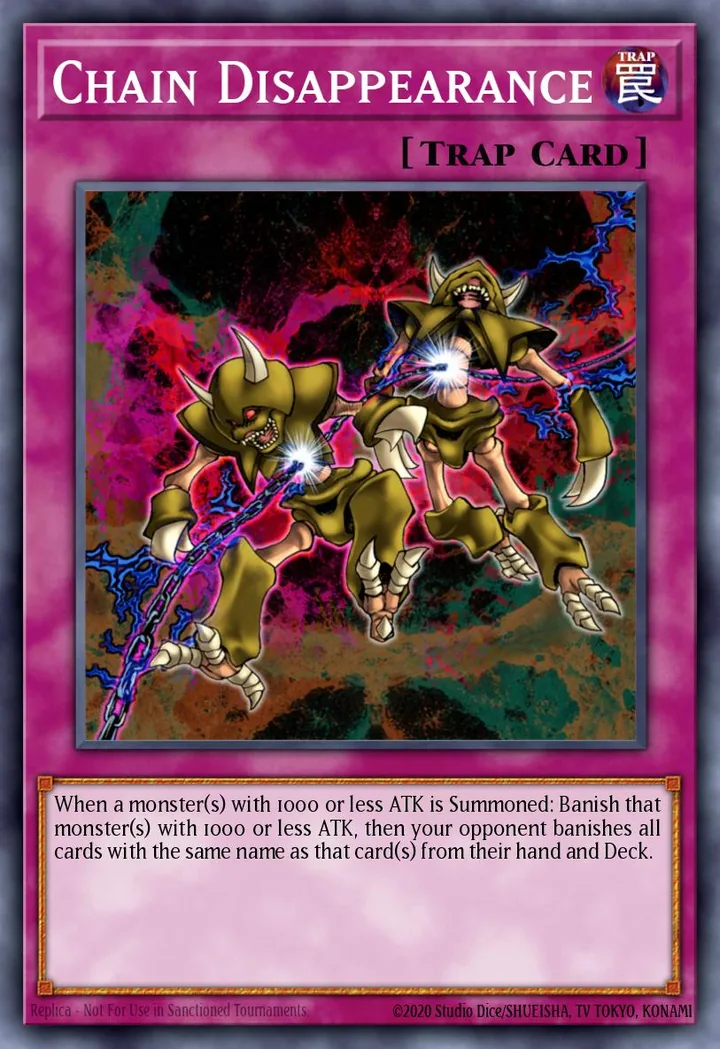 Chain Disappearance