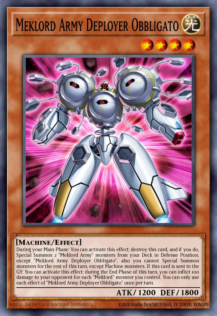 Meklord Army Deployer Obbligato