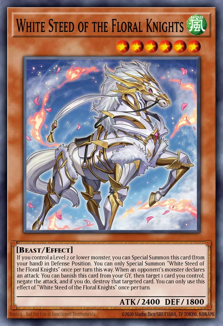 White Steed of the Floral Knights