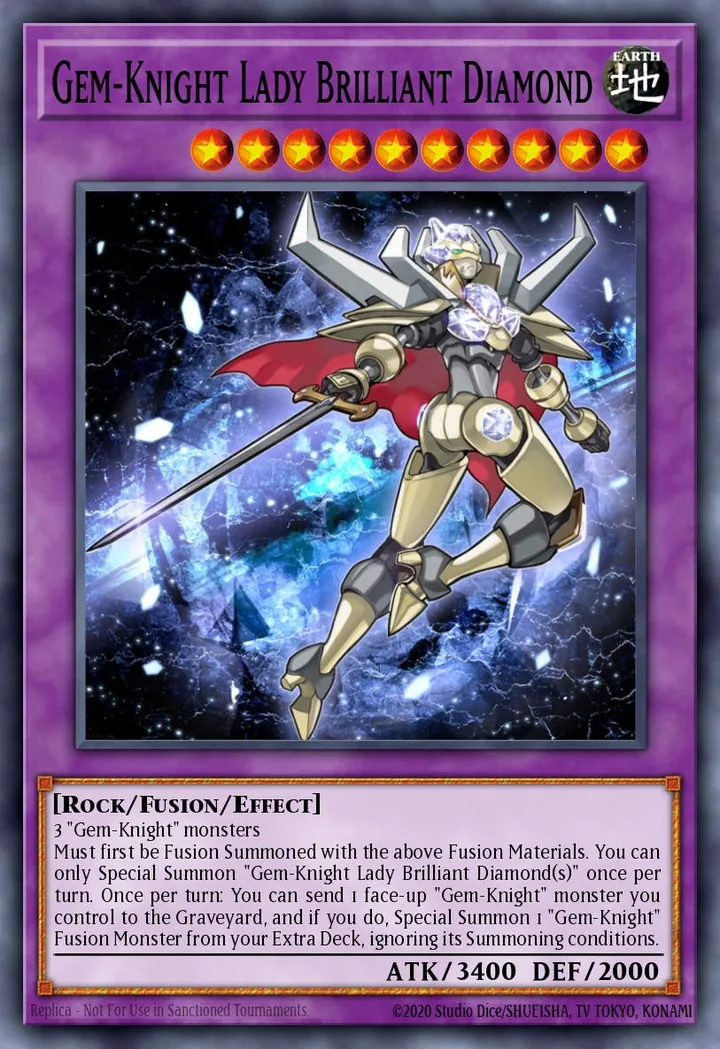 Gem-Knight Lady Brilliant Diamond