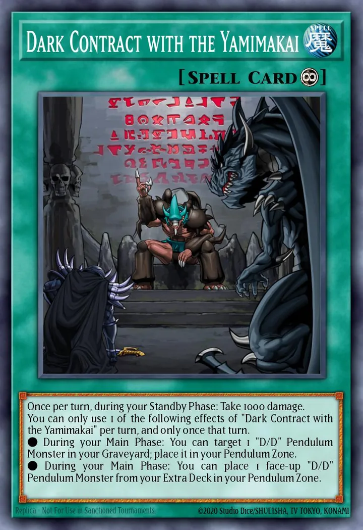 Dark Contract with the Yamimakai