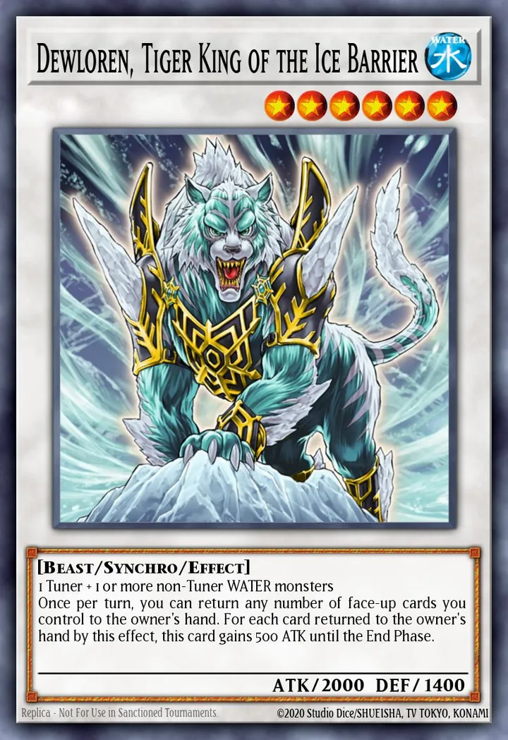 Dewloren, Tiger King of the Ice Barrier
