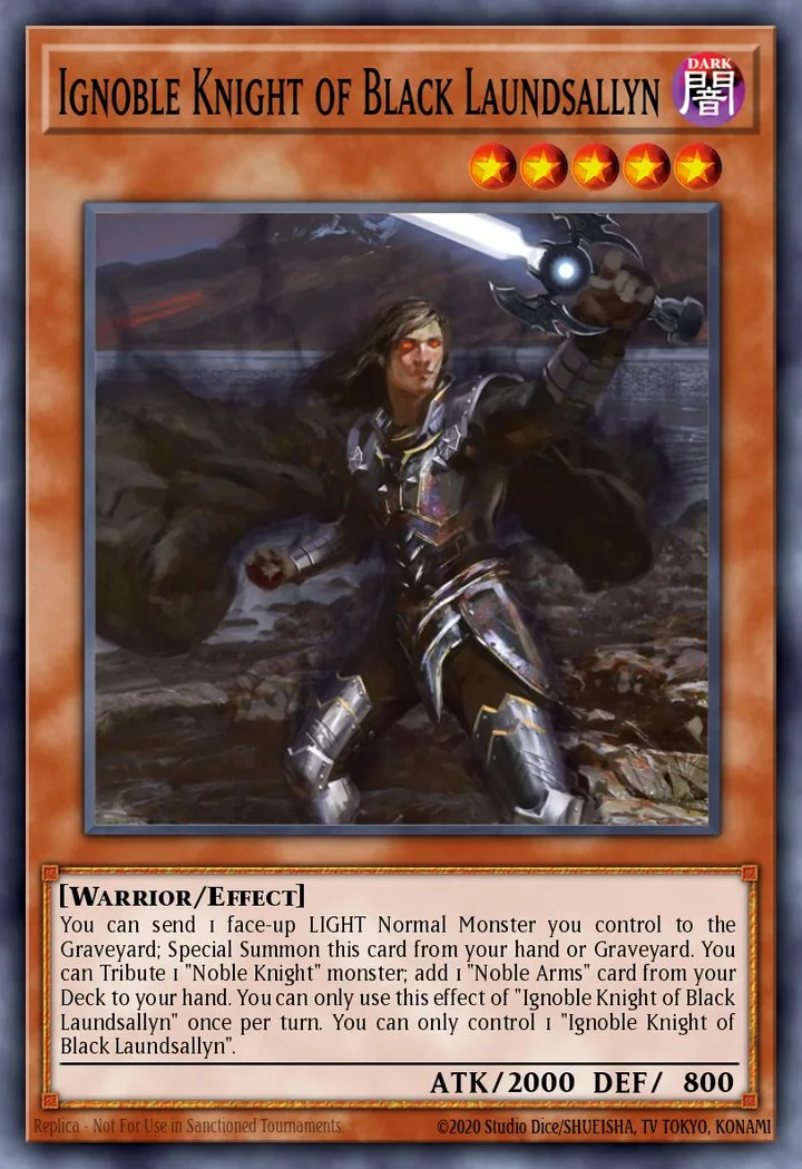Ignoble Knight of Black Laundsallyn