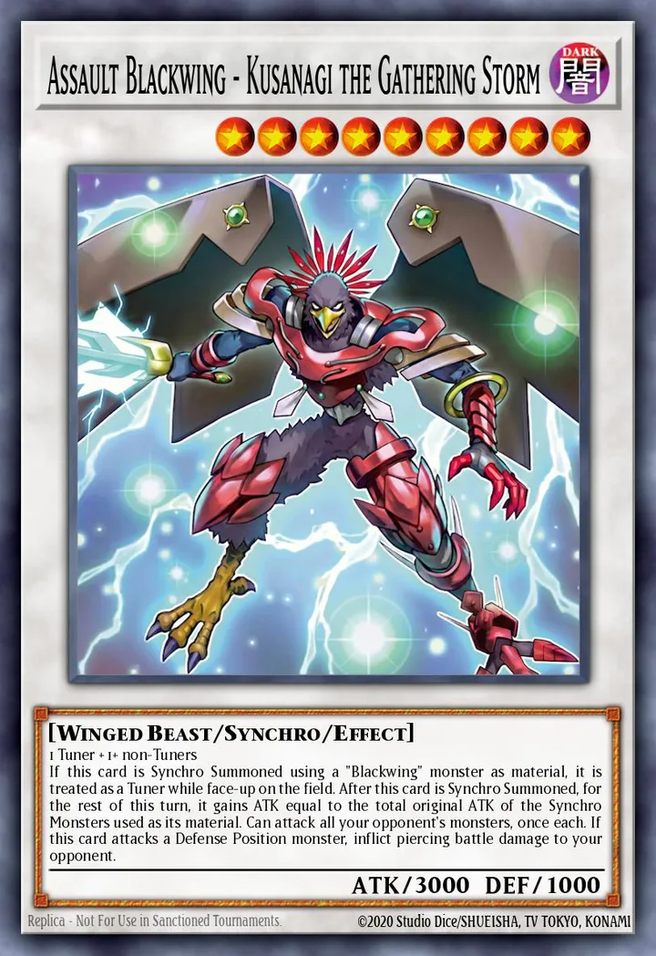 Assault Blackwing - Kusanagi the Gathering Storm