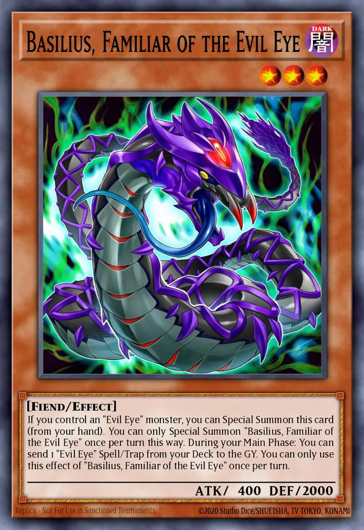 Basilius, Familiar of the Evil Eye