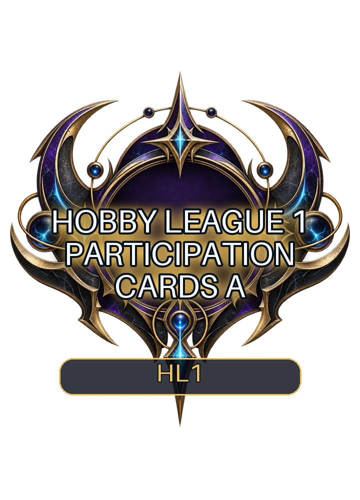 Hobby League 1 participation cards A