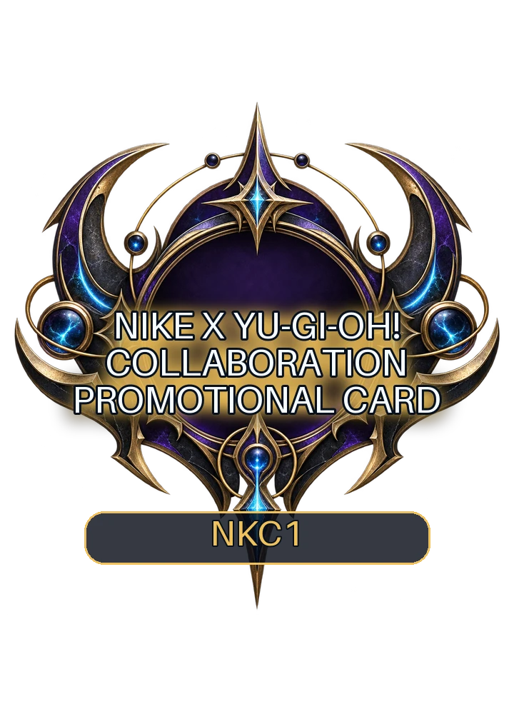 Nike x Yu-Gi-Oh! collaboration promotional card